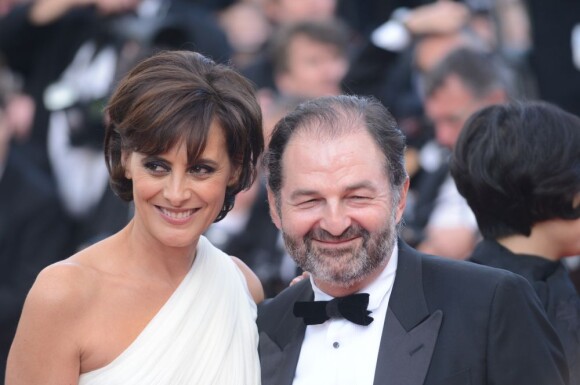 Inès de la Fressange et Denis Olivennes lors du dernier Festival de Cannes en 2012