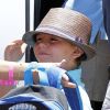 Sean Preston, l'aîné des enfants de Britney Spears, à l'aéroport de Maui, le vendredi 6 juillet 2012 pour rentrer à Los Angeles.