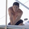 Exclu : Lionel Messi se détend sur un yacht à Ibiza, le 3 juillet 2012.
