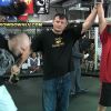Cyril Viguier, en plein entraînement pour les championnats d'Europe de free fight, à Las Vegas le 7 juillet 2012.