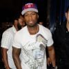 50 Cent fête ses 37 ans au Vendôme à Paris le 9 juillet 2012