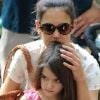 Katie Holmes, sa fille Suri et sa mère Kathleen se sont rendues au zoo de New York, le 11 juillet 2012 - Katie Holmes est toujours aussi proche de Suri