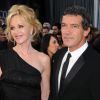 Antonio Banderas et Melanie Griffith durant les Oscars le 26 février 2012
