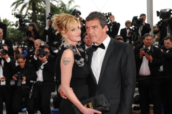 Antonio Banderas et Melanie Griffith le 11 mai 2011 à Cannes