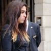 Lourdes Leon, la fille de Madonna, quitte son hôtel parisien, Le Ritz, le 12 juillet 2012.