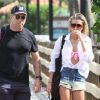 Stephen Baldwin se rend à la plage avec sa fille Hailey, le samedi 14 juillet à Miami.