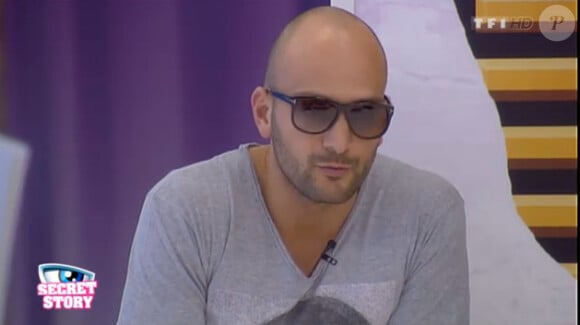 Kevin dans Secret Story 6, lundi 16 juillet 2012 sur TF1
