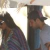 Cesc Fàbregas et sa compagne Daniella Semaan en vacances à Ibiza le 18 juillet 2012