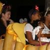 Mel B avec ses enfants à Disneyland en Californie le 20 juillet 2012