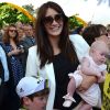 Peta Todd, très émue après la victoire de son homme Mark Cavendish lors de la dernière étape du Tour de France 2012 sur les Champs Élysées le 22 juillet 2012