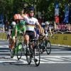 Mark Cavendish s'est imposé lors de la dernière étape du Tour de France 2012 sur les Champs Élysées le 22 juillet 2012