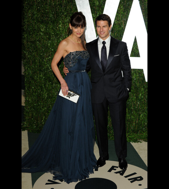 Katie Holmes et Tom Cruise en février 2012 à Los Angeles.