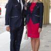 Arrivée du prince Haakon de Norvège et de la princesse Mette-Marit.
La reine Elizabeth II donnait le 27 juillet 2012 une réception à Buckingham Palace pour les royaux et chefs d'Etat et de gouvernement invités à la cérémonie d'ouverture des Jeux olympiques de Londres 2012, dans les heures précédant le grand moment.