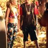 Tyga s'est apparemment bien entendu avec sa copine de jeu décomplexée. Tulisa Contostavlos le 30 juillet 2012 à Hawaï sur le tournage du clip de son single Live it up, en duo avec le rappeur Tyga.