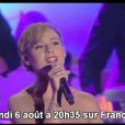 Chimène Badi et Luck Mervils dans  Sous les étoiles , France 3, lundi 6 août 2012