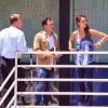 La jolie Jessica Alba visite des locaux à Montebello, à l'est de Los Angeles le 31 juillet 2012