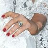 La bague de fiançailles de Jessica Biel à l'avant-première de Total Recall à New York, le 2 août 2012.