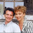 Gérard Rinaldi et Julie Arnold, sa partenaire dans  Marc et Sophie , en 1988