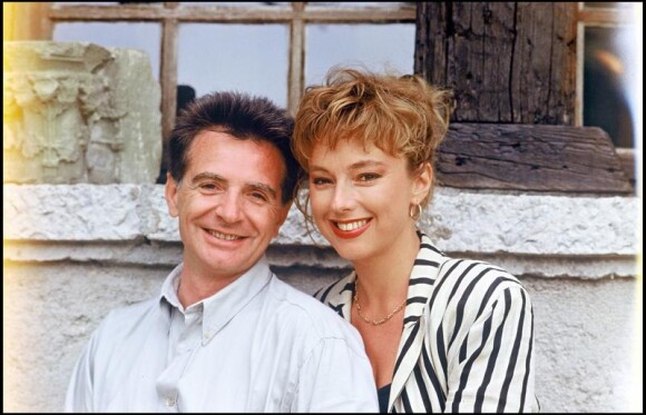 Gérard Rinaldi et Julie Arnold, sa partenaire dans Marc et Sophie, en 1988