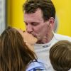 La princesse Marie et le prince Henrik, 3 ans, étaient présents auprès du prince Joachim de Danemark lors du Grand Prix historique de Copenhague le 4 août 2012.