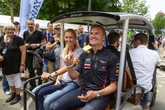 David Coulthard lors du Grand Prix historique de Copenhague le 5 août 2012.