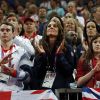 Kate Middleton lors des finales de gymnastique des JO du 5 août 2012.