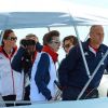 Kate Middleton était le 6 août 2012 à Weymouth dans la Manche lors de la medal race de la compétition de voile catégorie Laser, dans laquelle étaient engagés le Britannique Paul Goodison chez les hommes et l'Irlandaise Annalise Murphy chez les femmes.