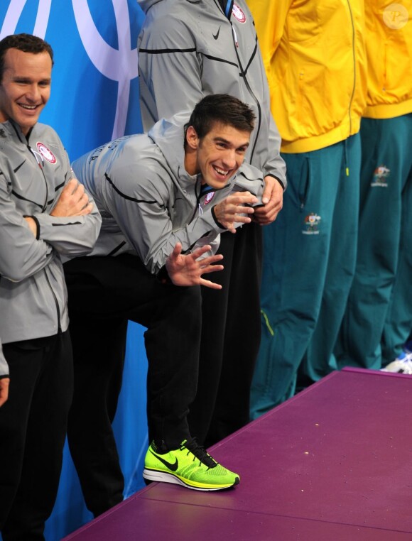 Michael Phelps, ici le 4 août 2012 à Londres, a reconnu uriner dans les piscines, même durant les compétitions...