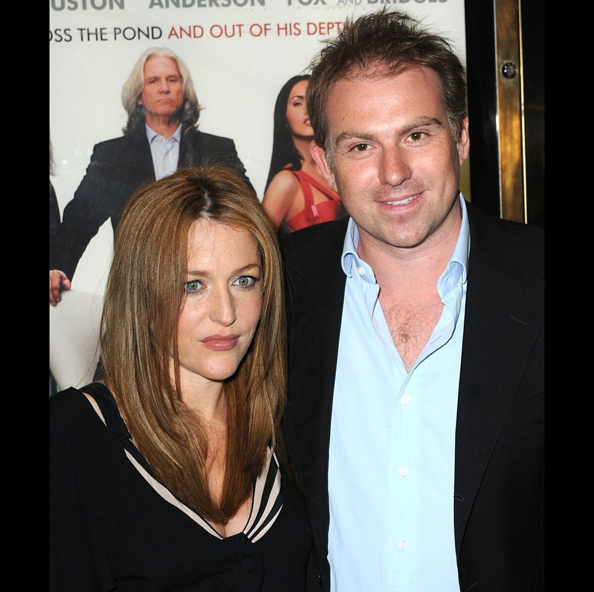 Photo Gillian Anderson et Mark Griffiths (photo en septembre 2008 à