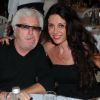 Marc et Jill Cerrone lors de la soirée organisée par Marcel Campion à Saint-Tropez en août