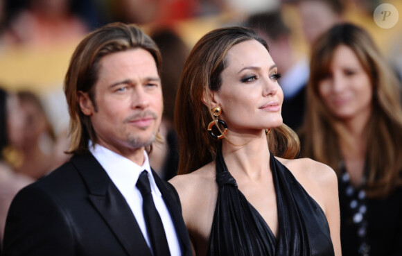 Angelina Jolie et Brad Pitt le 29 janvier 2012