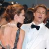 Angelina Jolie et Brad Pitt en septembre 2007 à Venise