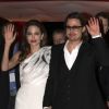 Angelina Jolie et Brad Pitt le 16 février 2012 à Paris