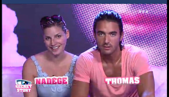 Thomas et Nadège dans la quotidienne de Secret Story 6 le jeudi 9 août 2012 sur TF1