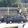 Perchées sur des taxis londoniens, les Spice Girls répètent dans le plus grand secret pour leur show prévu lors de la cérémonie de clôture des Jeux olympiques. Le 9 août 2012