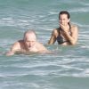 Tobin Bell en vacances en famille à Miami le 9 août 2012