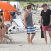 Tobin Bell en vacances en famille à Miami le 9 août 2012