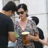 Katy Perry sort du cinéma à Hollywood, le 11 août 2012