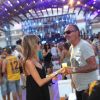 Christian Audigier et sa douce Nathalie Sorensen font la fête à Ibiza le 9 août 2012
