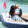Quincy Jones et sa chérie à Saint-Tropez le 13 août 2012