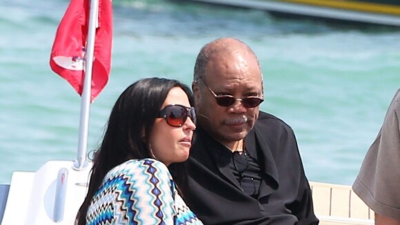 Quincy Jones profite de Saint-Tropez, en bonne compagnie