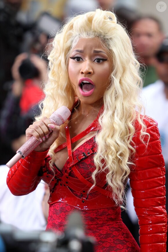 Nicki Minaj très sexy sur le tournage du Today Show, le 14 août 2012 à New York