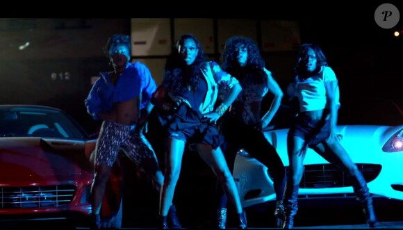 Brandy et Chris Brown dans le clip de Put it Down