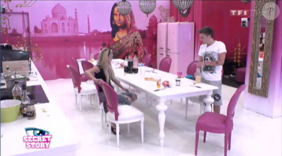 Yoann et Nadège dans Secret Story 6, mercredi 15 août 2012 sur TF1