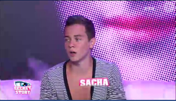 Sacha dans Secret Story 6, mercredi 15 août 2012 sur TF1