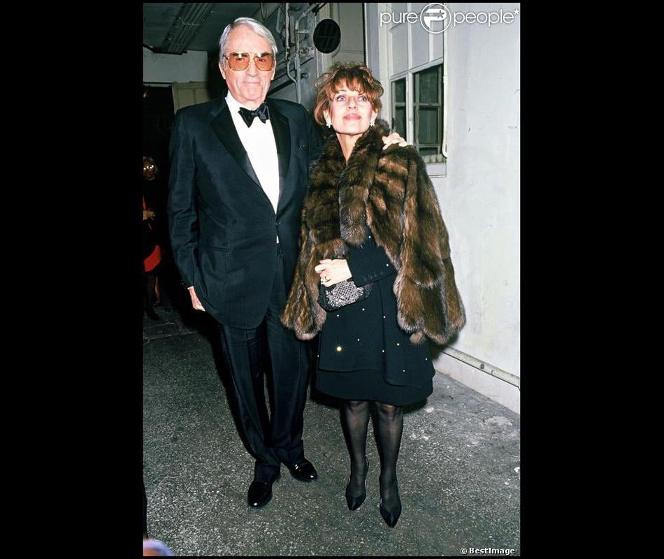 Grégory Peck et sa femme Véronique Passani en 1989 à Paris Purepeople