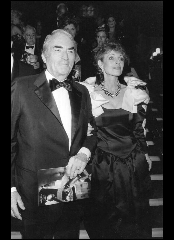 Grégory Peck et sa femme Véronique Passani (images d'archives)