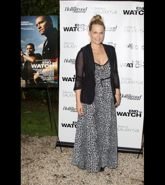 Molly Sims lors d'une projection privée du film End of Watch organisée à East Hampton dans l'Etat de New York le 19 août 2012
