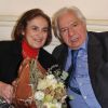 Michel Galabru et sa femme Claude à Paris le 6 février 2012 à Paris