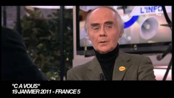 Jean-Claude Delarue dans C à vous sur France 5 le 19 janvier 2011.